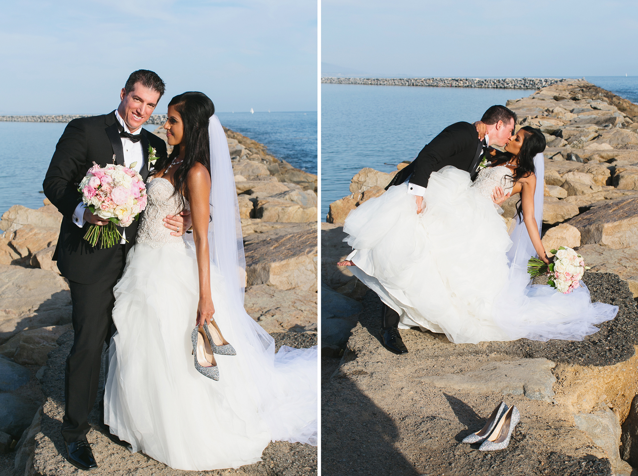 Dana Point Yacht Club Wedding Bride and Groom