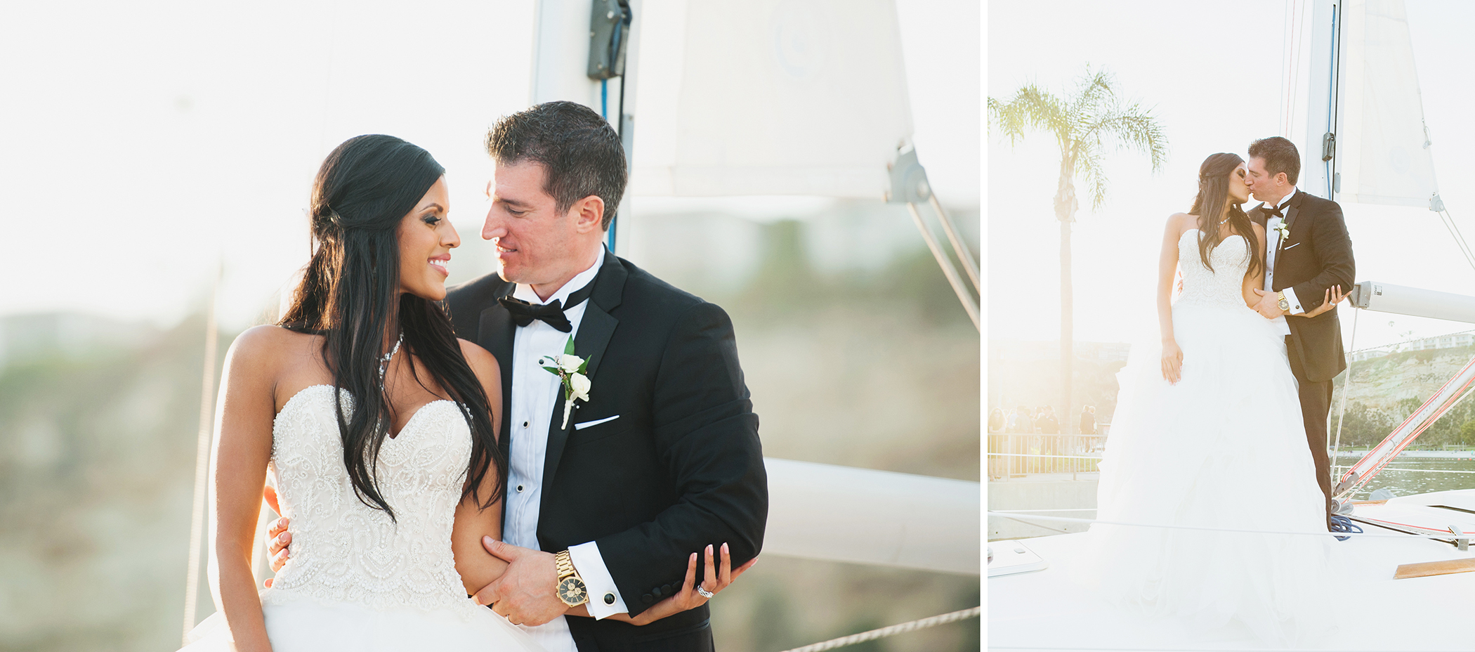 Dana Point Yacht Club Wedding Sailboat